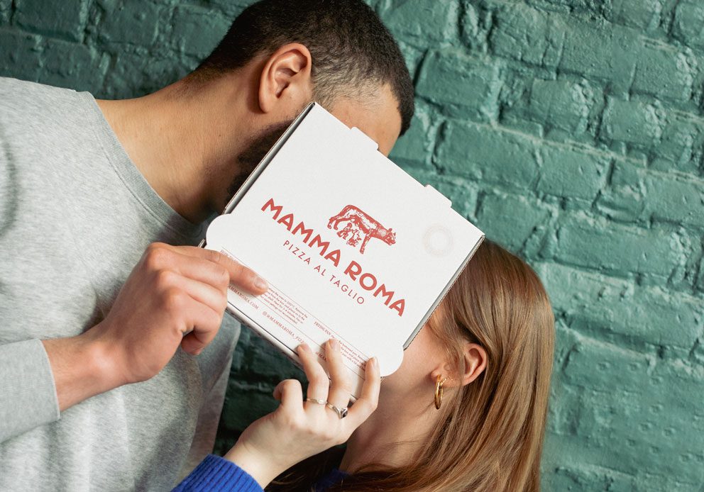 Mamma Roma Pizza Box Story
